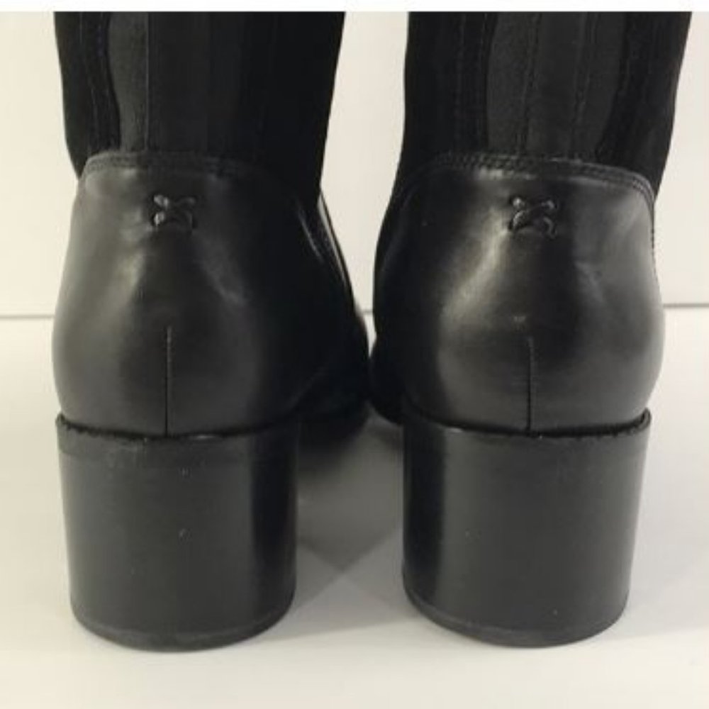 Marc Fisher Wide Calf Leather Tall Shaft Boots - Picture 8 of 12